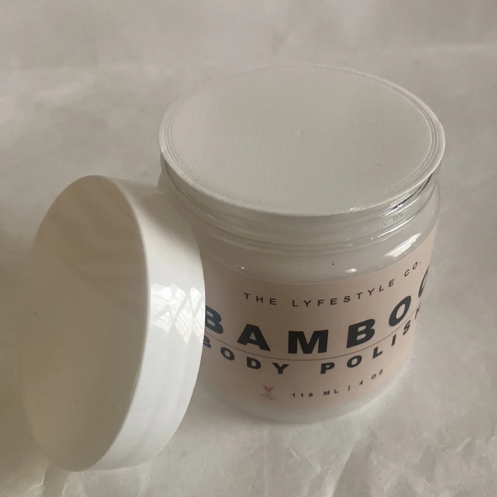THE LYFESTYLE CO Bamboo Body Polish 4oz $49 NIP Sealed
